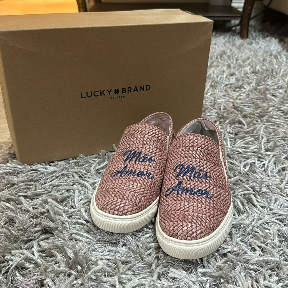 Lucky Brand‎ loafers. Women’s 5.5. “Mas Amor”